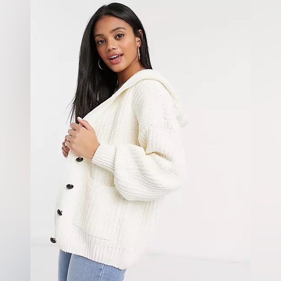 Abercrombie & Fitch Sweaters - Abercrombie - Women's Hooded Chenille Cardigan